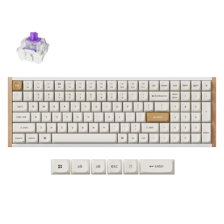 Keychron K4 HE Wireless Magnetic Switch Special Edition Custom Keyboard - White, , hi-res