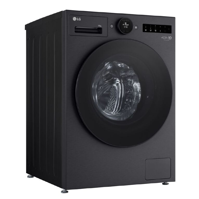 LG 10kg Series 9 Front Load Washer - Steam+ - Matte Black, , hi-res