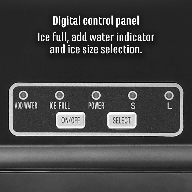 Sheffield Benchtop Ice Maker - Black, , hi-res
