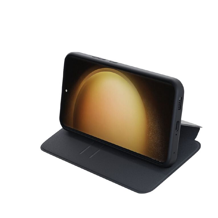 3SIXT SlimFolio Samsung S24 Recycled Case - Black, , hi-res