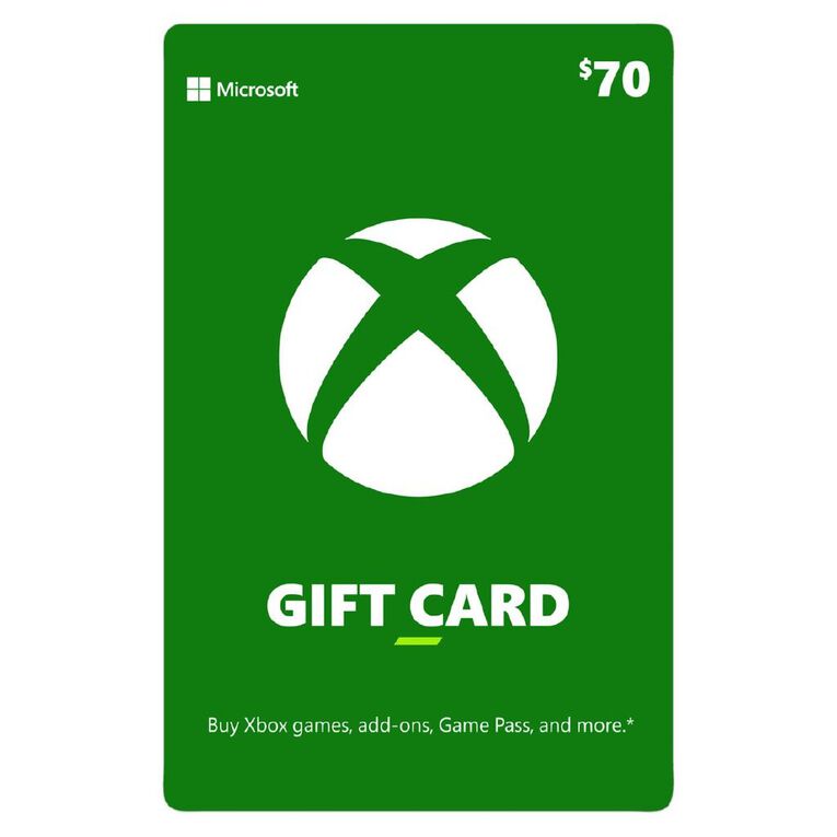 Xbox Gift Card $70, , hi-res