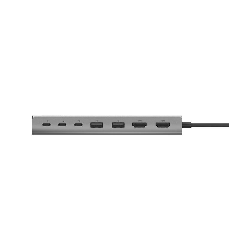 Belkin Connect USB-C 8-in-1 Dual Display Core Hub - Space Grey, , hi-res