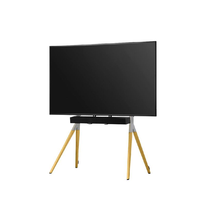 One for All Universal Falcon TV Stand Oak Silver Grey, , hi-res