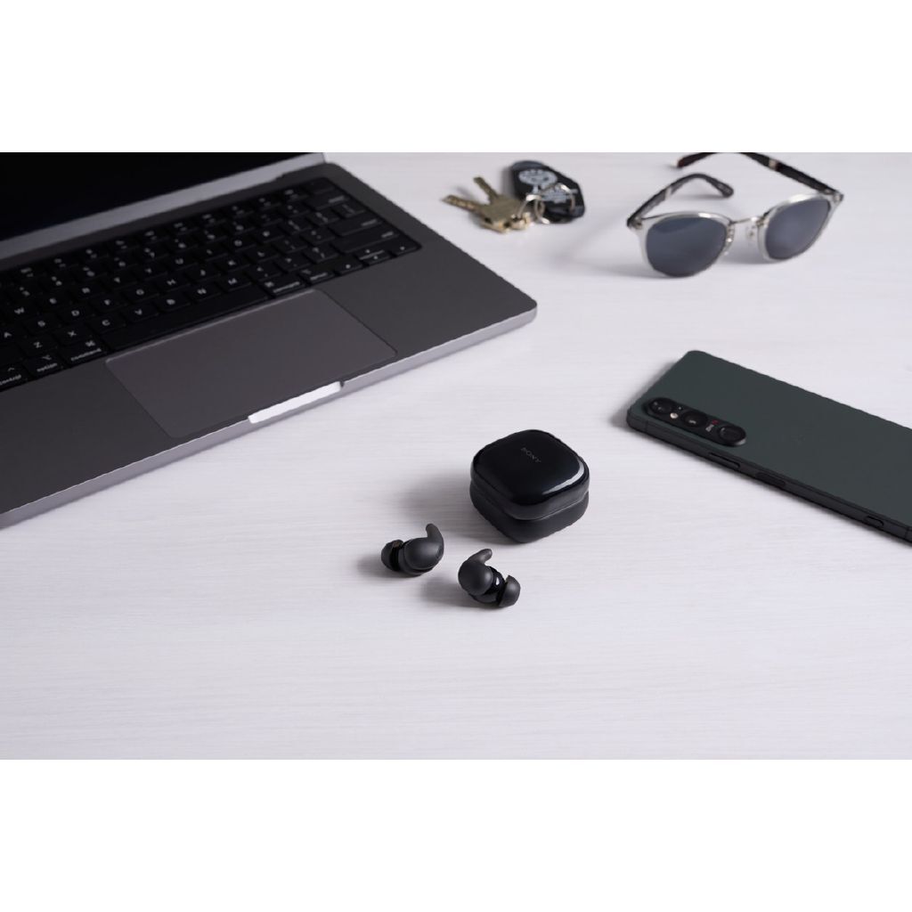 Sony LinkBuds Fit True Wireless Noise Cancelling Earbuds - Black