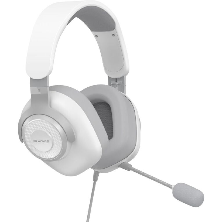 Playmax MX1 Pro Wired Gaming Headset - White, , hi-res