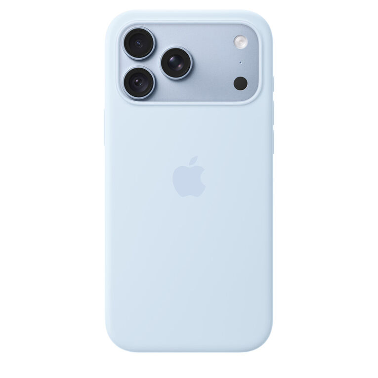 Apple iPhone&nbsp;18 Pro&nbsp;Max Silicone Case with MagSafe - Crisp Blue, , hi-res