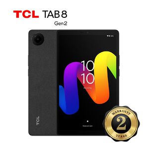 TCL Tab 8 - 8.7in HD Wi-Fi Android Tablet 4GB/64GB MTK G80 Octa Core - Black with 2 Year Warranty