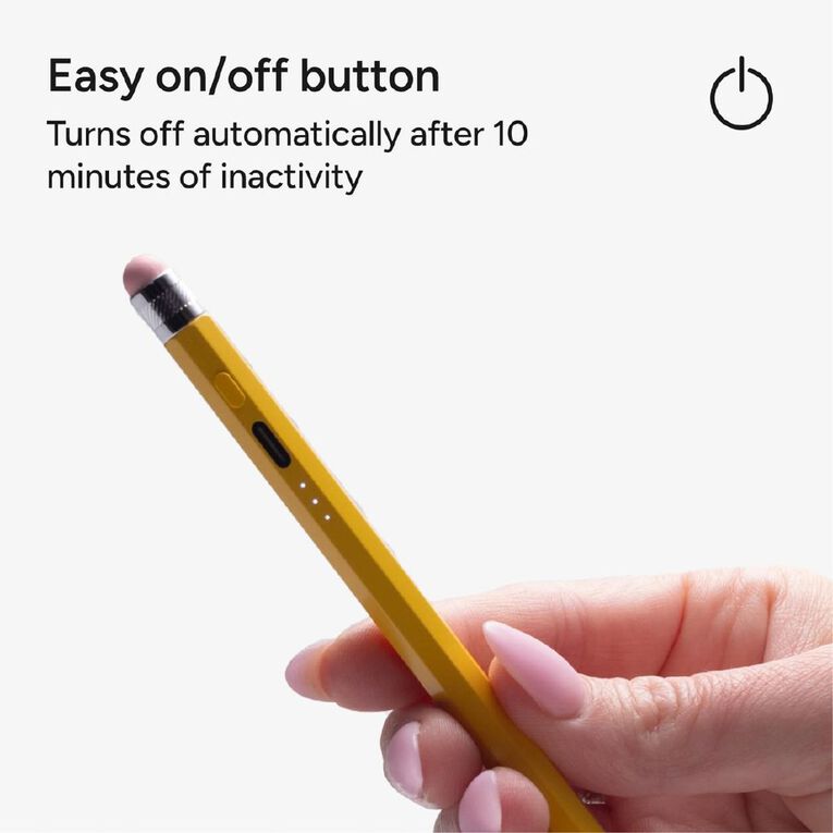 Zagg Oxford Stylus Pencil for iPad and iPad Pro - Yellow, , hi-res