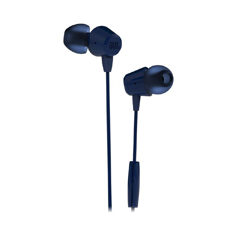JBL C50HI In Ear Headphones - Blue, , hi-res