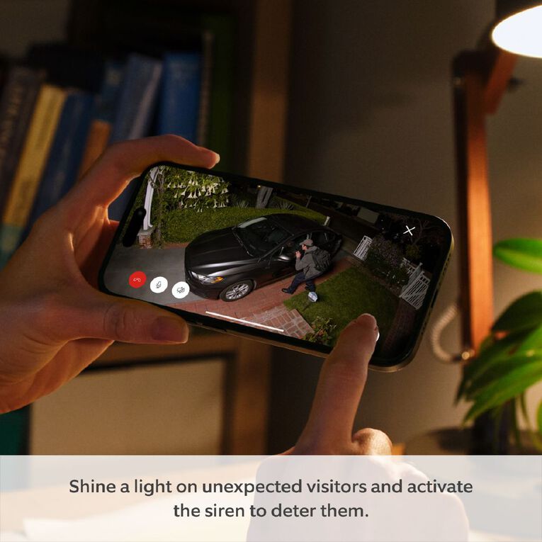 Ring Spotlight Camera Pro (2nd Gen) 4K Security Camera POE White, , hi-res