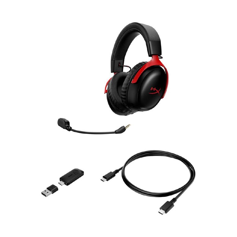 HyperX Cloud III S Wireless Gaming Headset - Black/Red, , hi-res