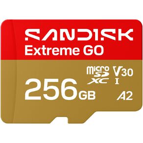 Sandisk Extreme Go UHS-I 256GB MicroSD 240MB/s(R) / 160MB/s(W)