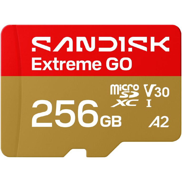 Sandisk Extreme Go UHS-I 256GB MicroSD 240MB/s(R) / 160MB/s(W), , hi-res