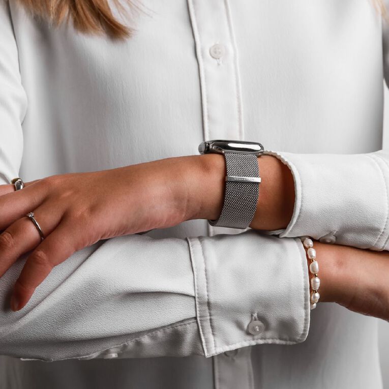 Vonmahlen Milanese Loop 2 for Apple Watch (40-42mm) - Silver, , hi-res