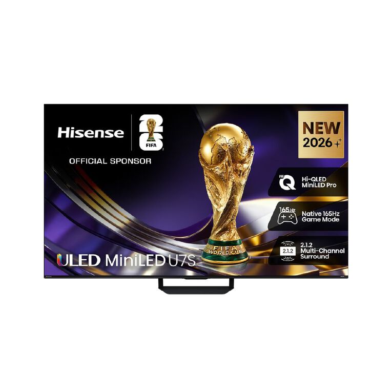 Hisense 65 Inch U7SNZ Mini-LED 4K QLED 165Hz TV, , hi-res