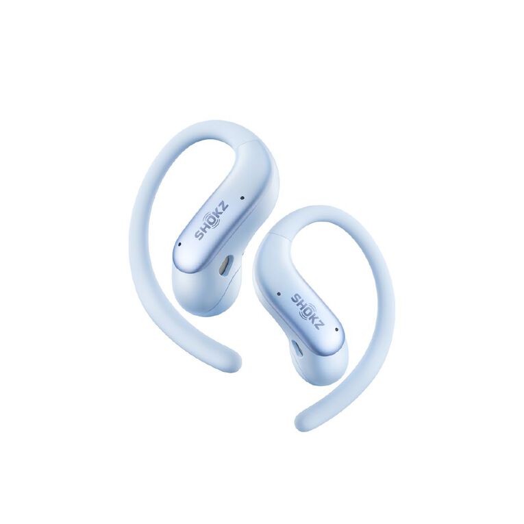 Shokz Open Fit Air 2 True Wireless Open Ear Headphones - Ice Blue, , hi-res