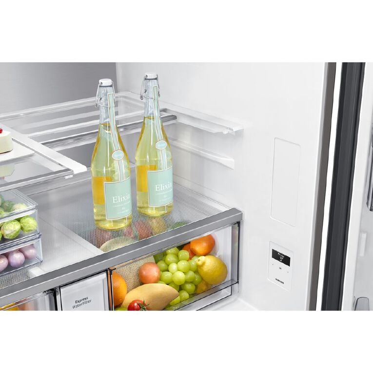 Samsung 646L Bespoke Refrigerator 4-Door FDR Beverage Centre - SRFX9400BG, , hi-res