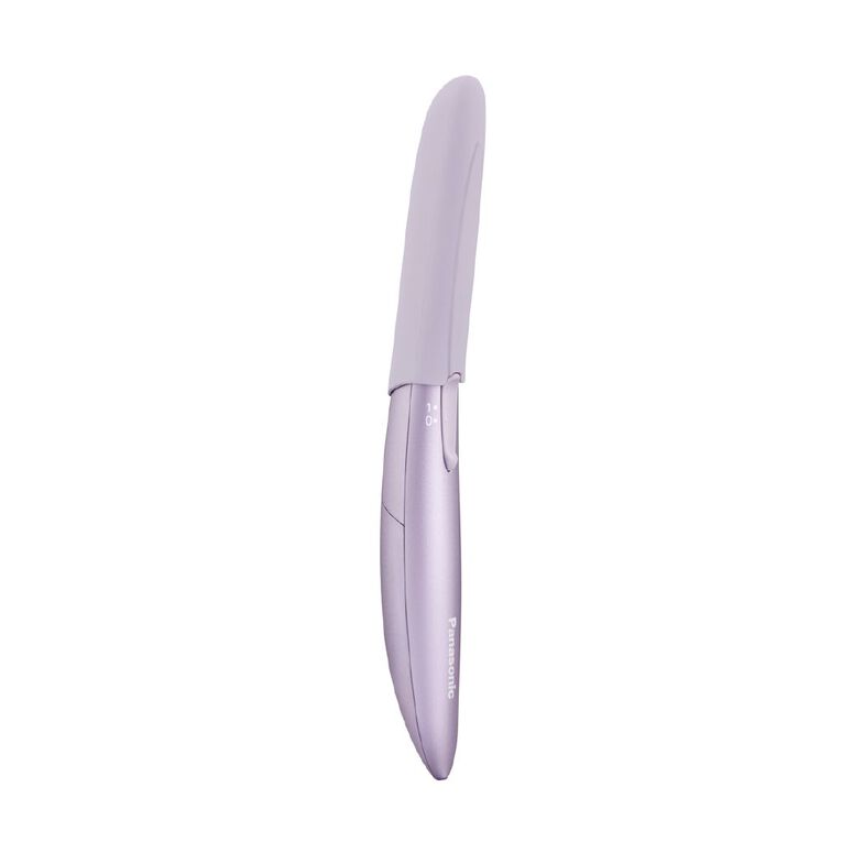 Panasonic Eyebrow and Facial Hair Trimmer - Lilac (Battery Operated), , hi-res