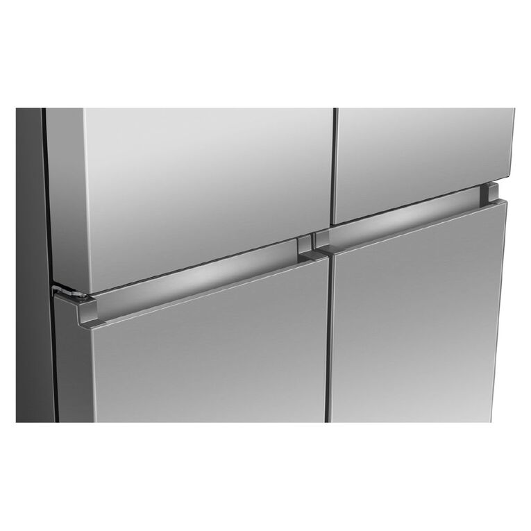 Hisense PureFlat Slim Quad Door 483L True Steel, , hi-res