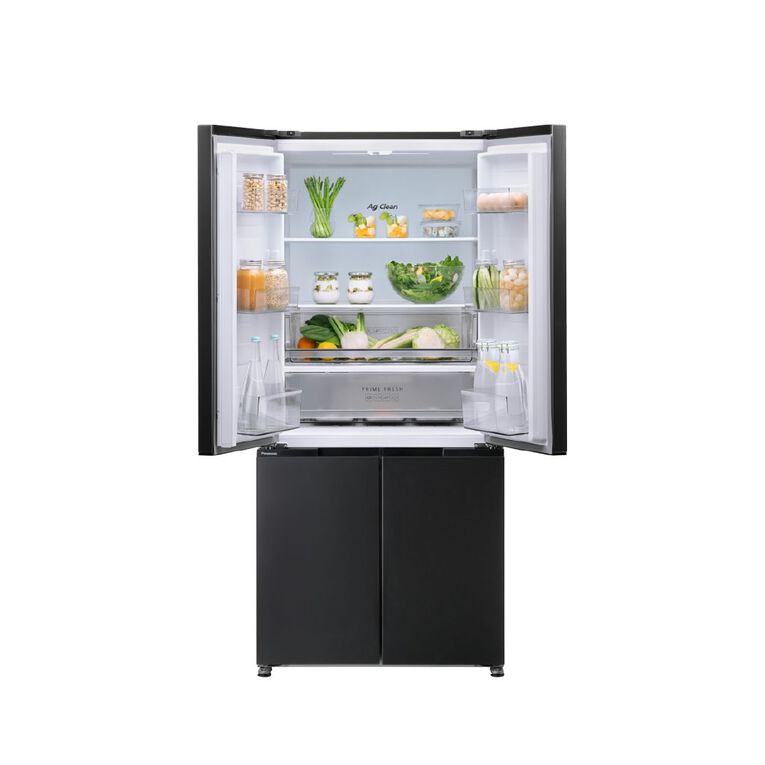 Panasonic 445L Flush Fit Quad Door Fridge Freezer - Black, , hi-res