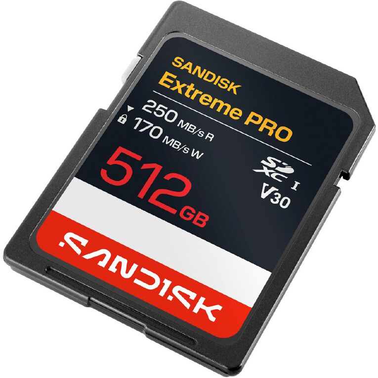 Sandisk Extreme Pro SD UHS-I 512GB SD 250MB/s(R) / 170MB/s(W), , hi-res