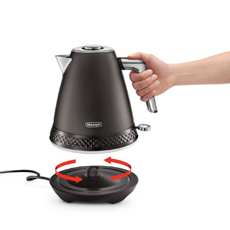 Delonghi Diadema Kettle Black, , hi-res