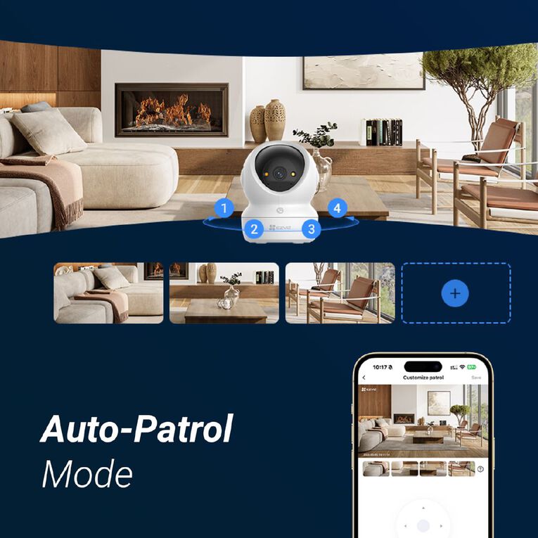 EZVIZ H6C G1 4K Indoor Camera, , hi-res