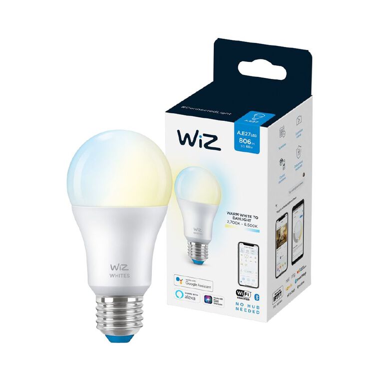 WiZ White A60 E27 GEN2 WiFi+BT Bulb, , hi-res