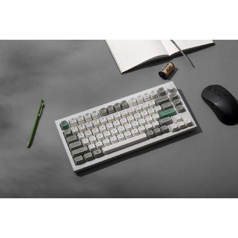 Keychron Q1 Max QMK/VIA Wireless Custom Mechanical Keyboard, Fully Assembled Knob, Gateron Jupiter Banana Switch - Shell White, , hi-res