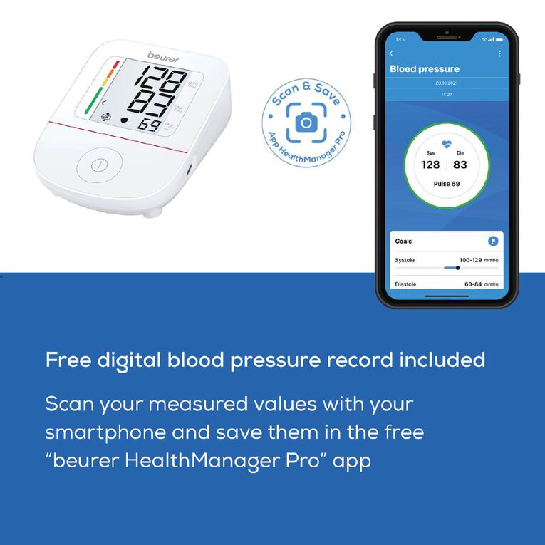 Beurer BM23 Upper Arm Blood Pressure Monitor, , hi-res