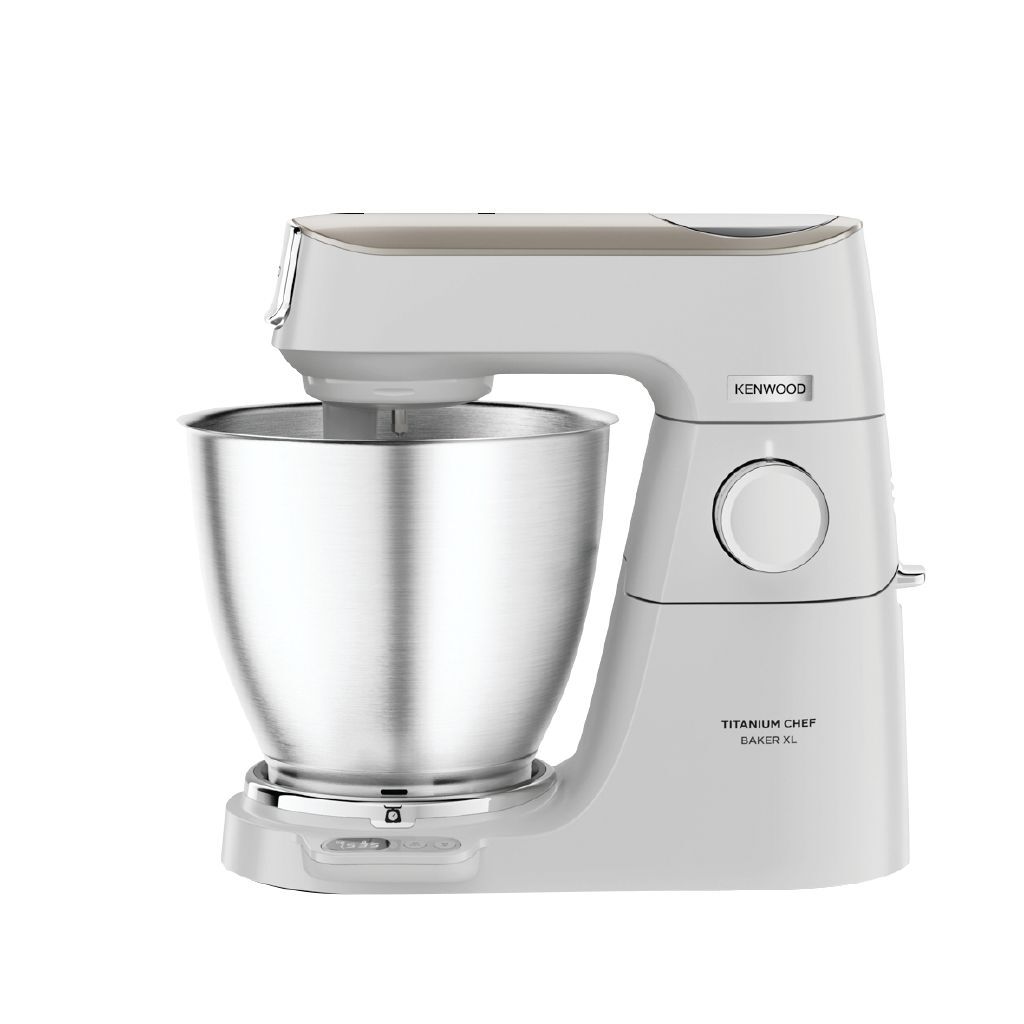 Kenwood Titanium Chef Baker XL Mixer White - Noel Leeming