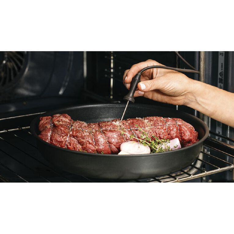 Haier 76L Oven 14 Function Pyrolytic with Rotisserie and Air Fry - Black, , hi-res