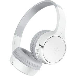 Belkin SoundForm Mini 2 Wireless On-Ear Kids Headphones - White