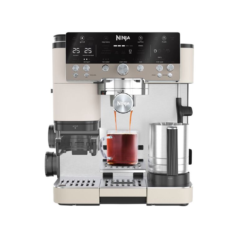 Ninja Luxe Cafe Manual Espresso Machine - Oat Milk, , hi-res