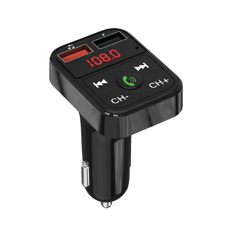Laser Bluetooth FM Transmitter and Car Charger, , hi-res
