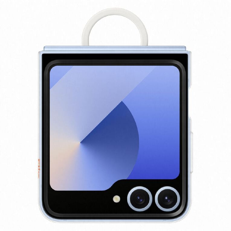Samsung Flip6 Case with Ring - Clear, , hi-res