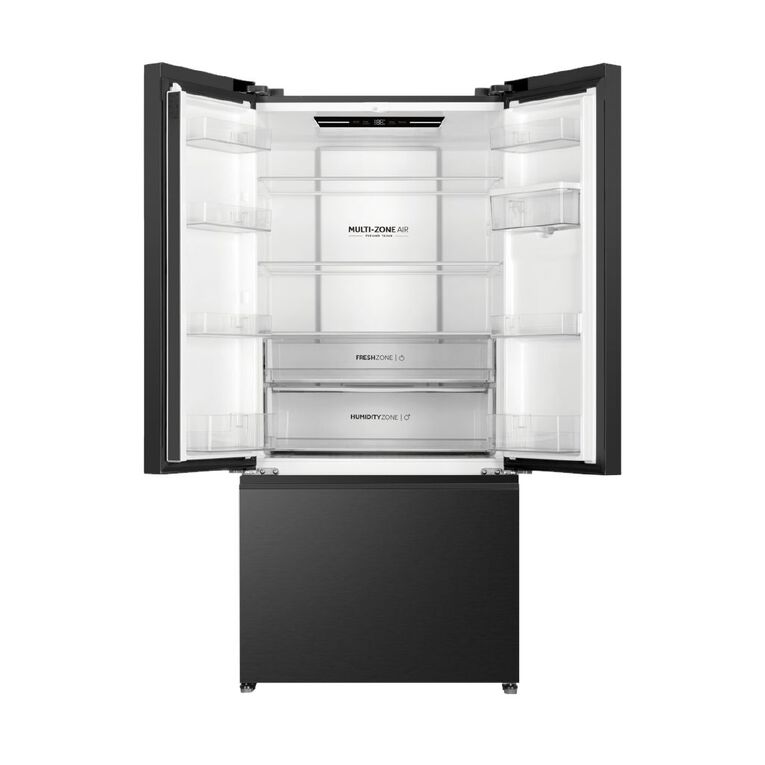 Haier 509L 500 Series French Door Refrigerator Non-plumbed waster - Black, , hi-res