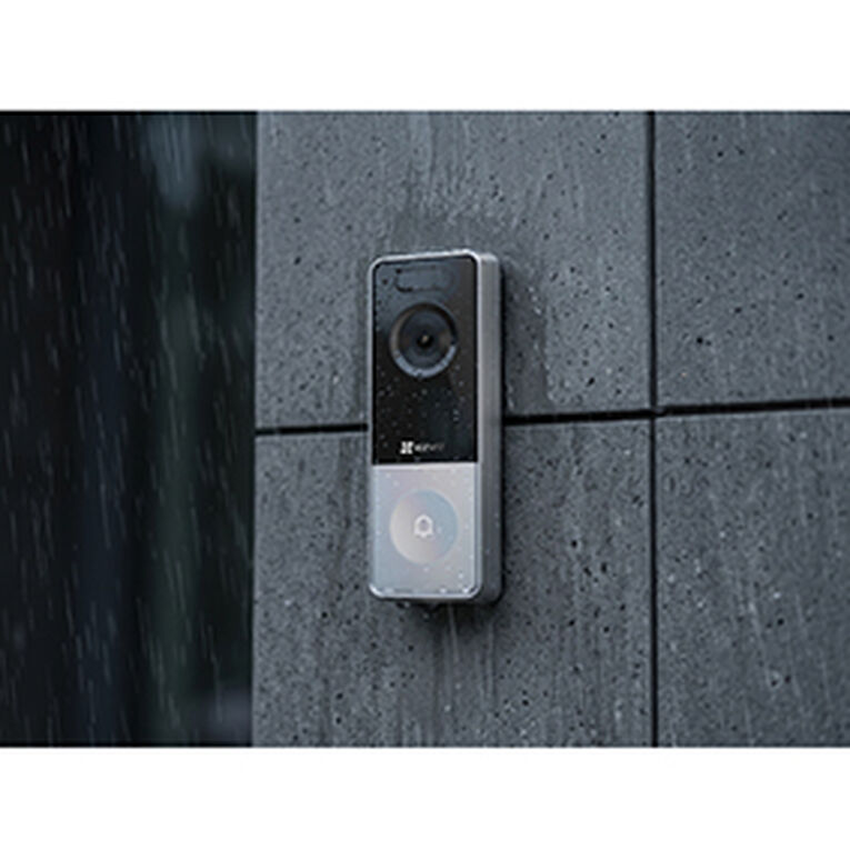 EZVIZ HP8 Video Doorbell with Chime and 16GB SD Card, , hi-res