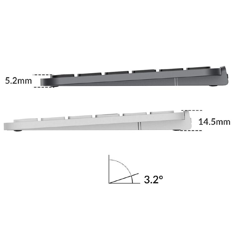 Keychron B1 Pro Ultra-Slim Wireless Keyboard - Ivory White, , hi-res