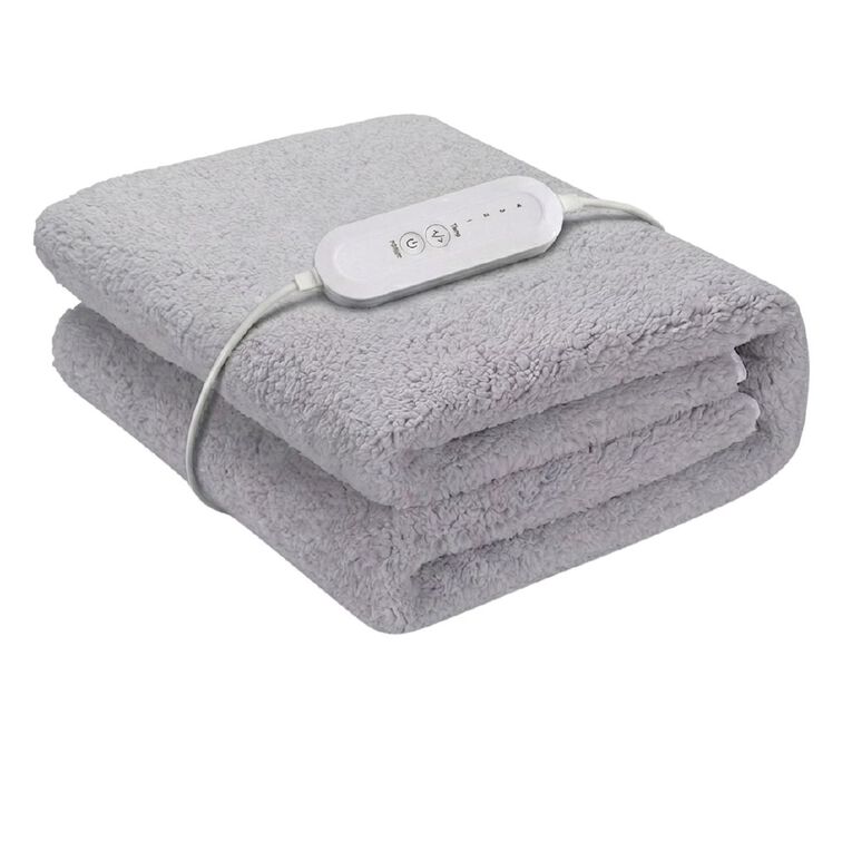 Goldair Teddy Fleece Electric Heated Throw, , hi-res