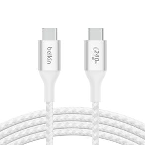 Belkin BoostCharge 240W USB-C to USB-C 1m Cable - White