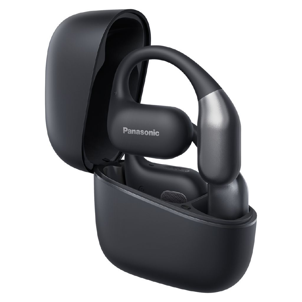 Panasonic RB-F10 Open Ear True Wireless Headphones - Black - Noel