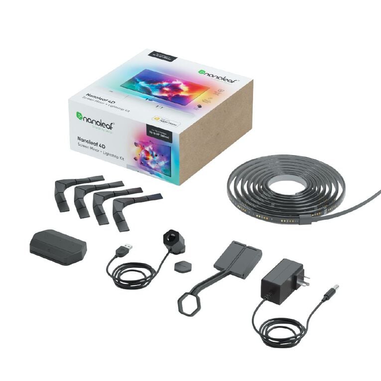 Nanoleaf 4D TV Screen Mirror Kit for TVs up to 65 inch - 4 Meters, , hi-res