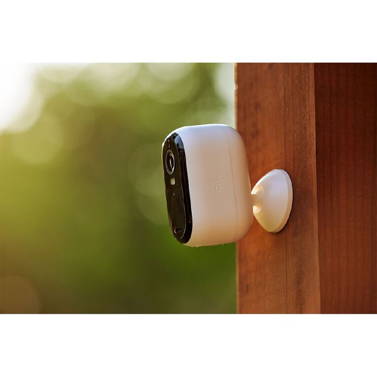 Arlo Essential 2K Outdoor Security Camera 2nd Generation - 2 Pack - Outdoor and Indoor Wireless Camera - Integrated Spotlight, , hi-res