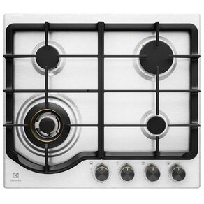Electrolux 60cm 4 Burner Gas Cooktop - Stainless Steel