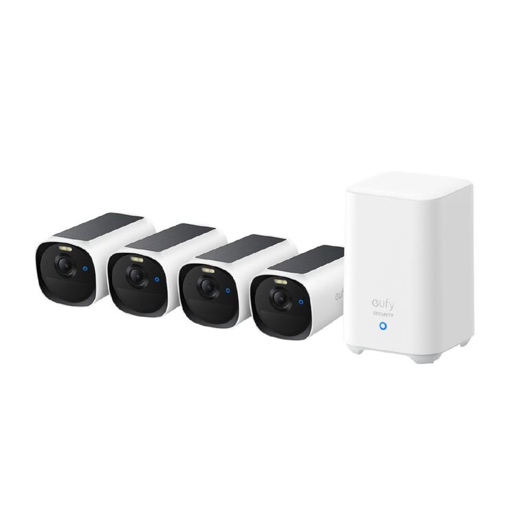 Eufy Cam E40 Essential 4-Camera Kit With Homebase 2, , hi-res
