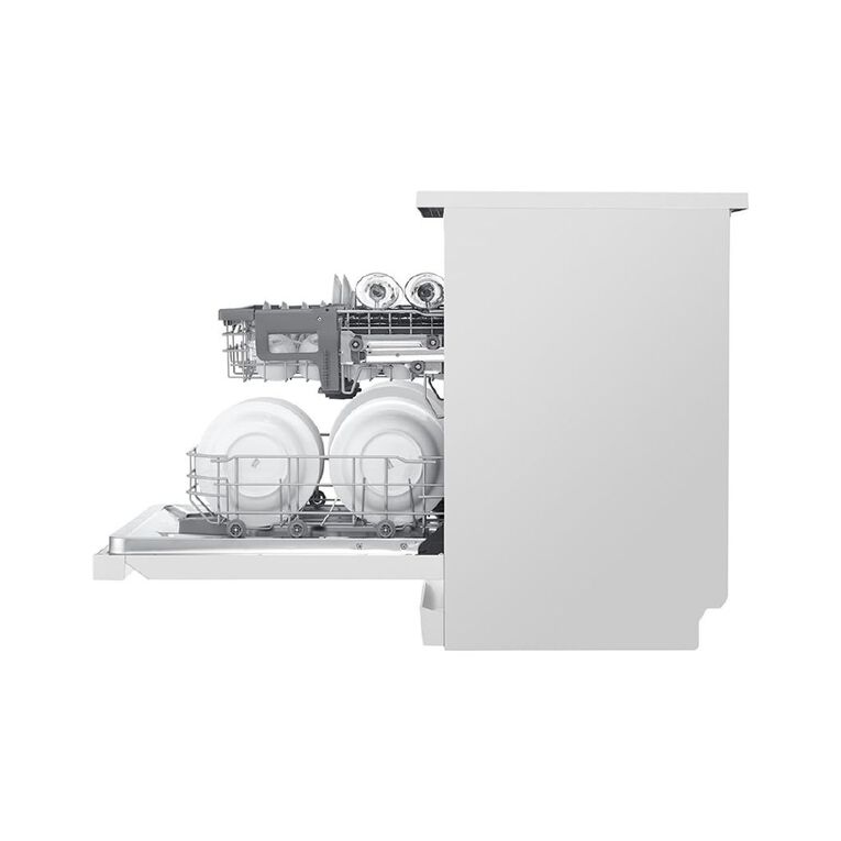 LG 60cm 14-Place Setting QuadWash Dishwasher - White, , hi-res