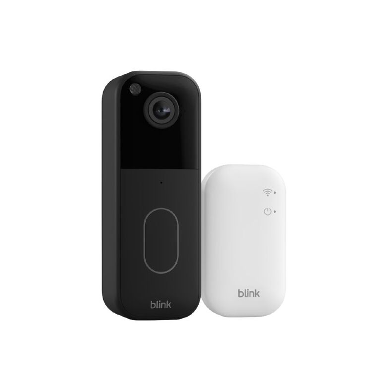 Blink Video Doorbell With Sync Module Black, , hi-res