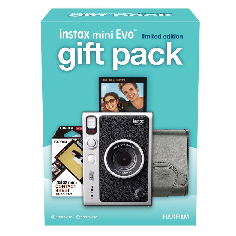 Fujifilm Instax Mini Evo Gift Pack Black 2025 Limited Edition, , hi-res