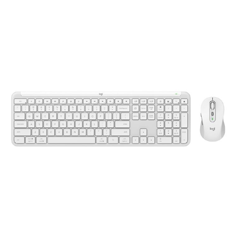 Logitech MK950 Signature Slim Wireless Keyboard and Mouse Combo - Off White, , hi-res